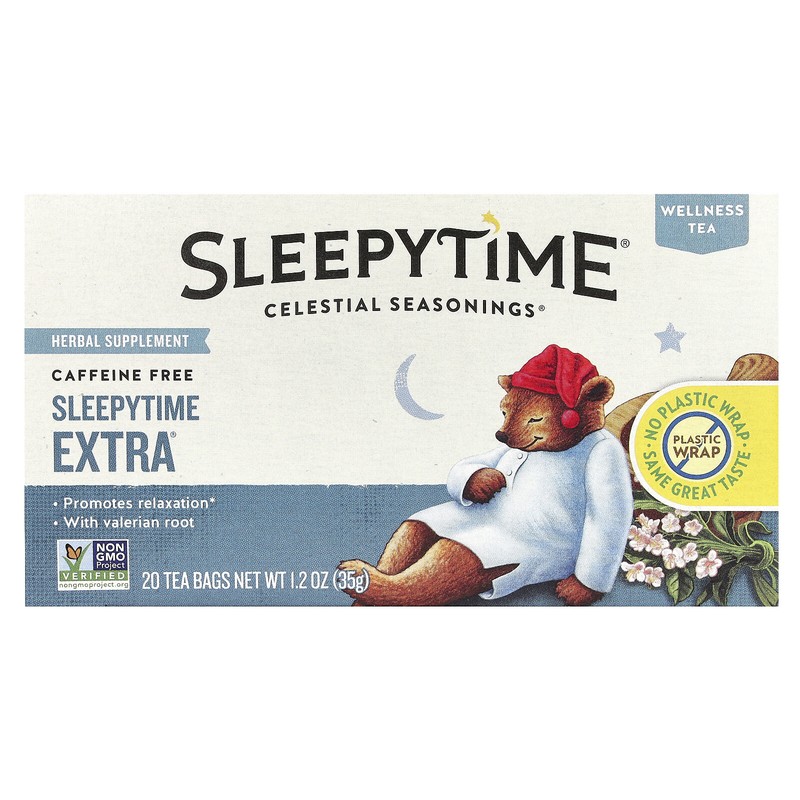 Sleepytime Extra®, Wellness Tea, Caffeine Free, 20 Tea Bags, 1.2 oz (35 g)