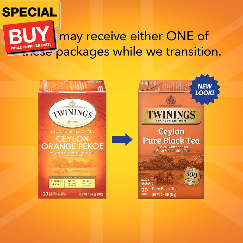 Ceylon Pure Black Tea - A Crisp, Refreshing Black Tea, Formerly Orange Pekoe, Ca gallery