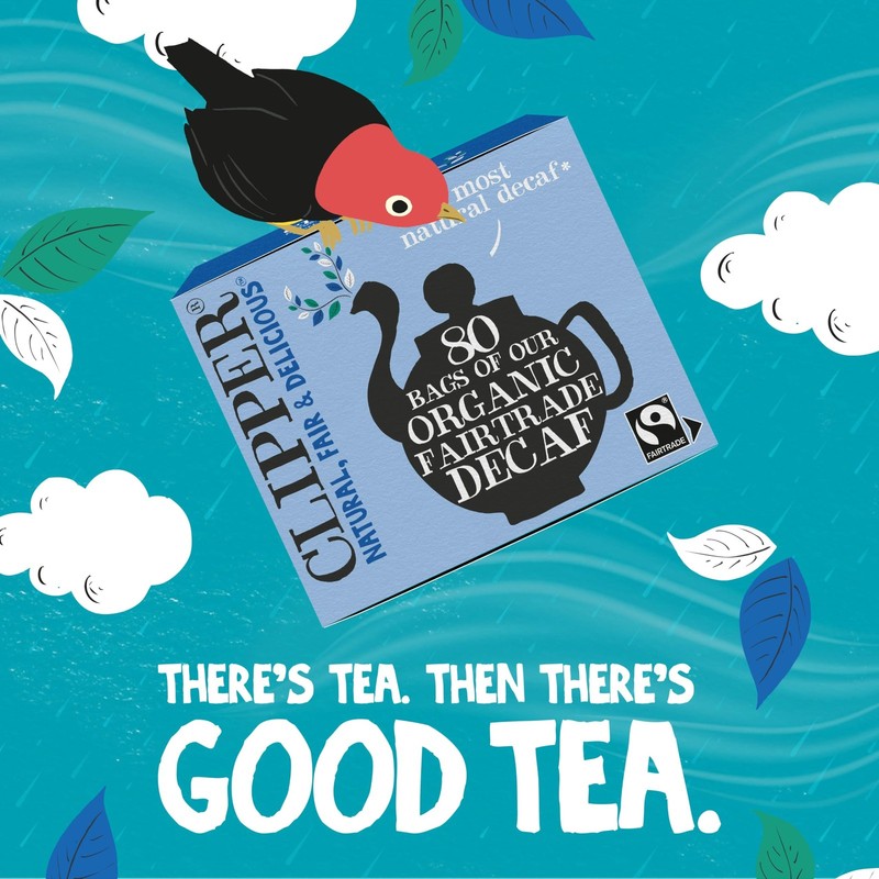 Organic Decaf Decaffeinated Black Tea 1 Pack 80 Tea Bags Plant-Based gallery