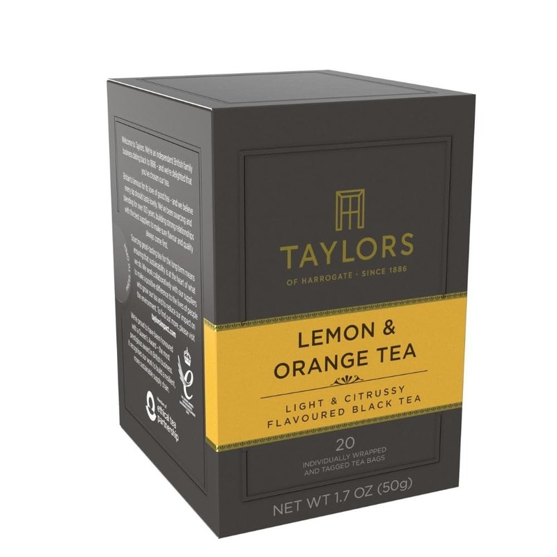 Refreshing Lemon & Orange Black Tea, 20 Count Pack of 6, Perfect Hot or Iced gallery
