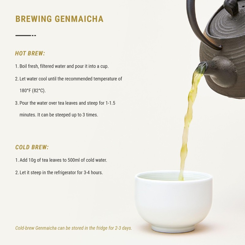 Senbird Premium Genmaicha With Matcha - Japanese Brown 3.5 Ounce (Pack of 1) gallery