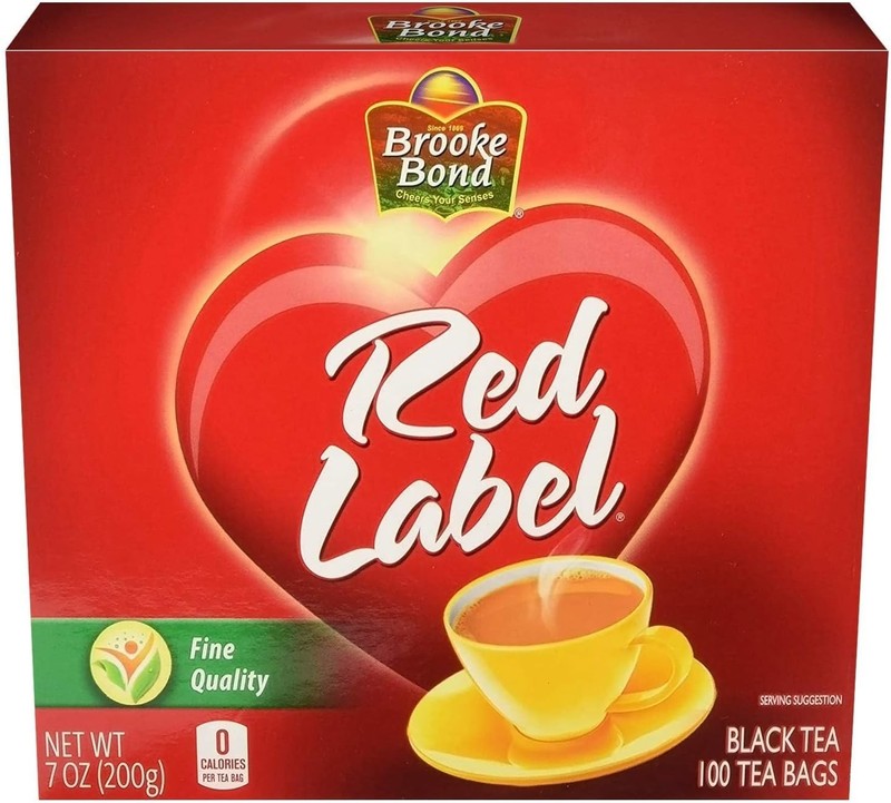 Red Label Black Tea, 100 Tea Bags, Fine Quality, 7 oz(200g) – Unilever