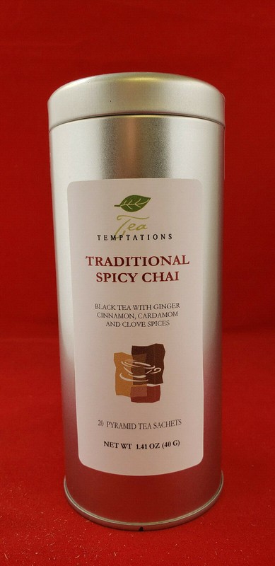 Traditional Chai in Pyramid Sachets – 2 Tins