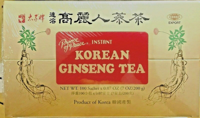 Prince Of Peace Instant Korean Ginseng Tea - 100 Sachet/7oz
