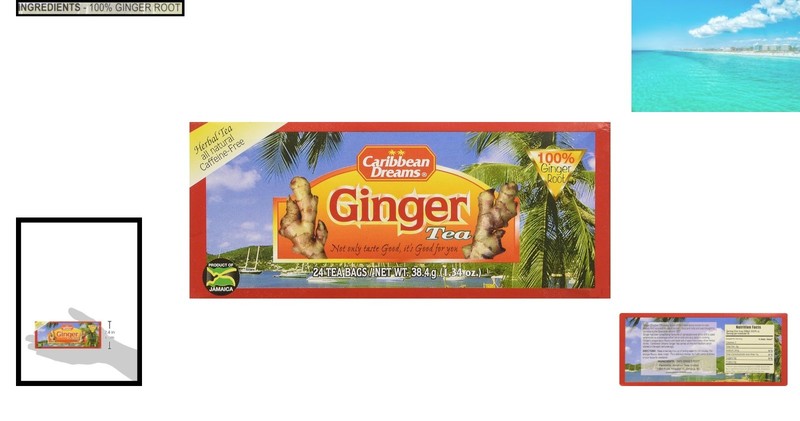 Caffeine-Free Ginger Tea: 24 Natural Tea Bags for Digestive Health & Relaxation gallery