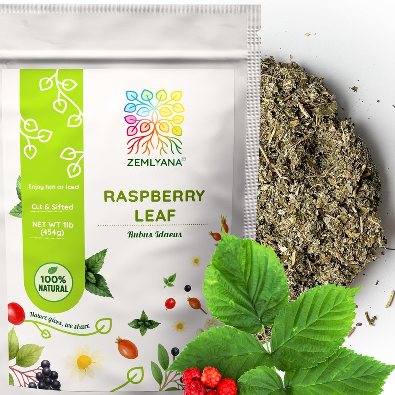 Red Raspberry Leaf Tea Loose – Dried Cut & Sifted Leaves – Natural Raspberrie…