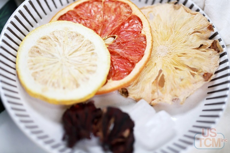 Mixed Fruit Flower Tea || Grapefruit-Pineapple-Lemon-Roselle 3 Packs gallery