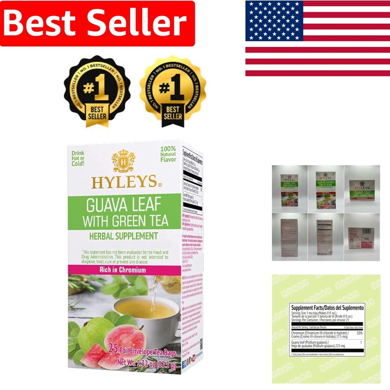 Tropical Guava and Green Tea Fusion – Ideal for Daily Wellness – 25 Bags