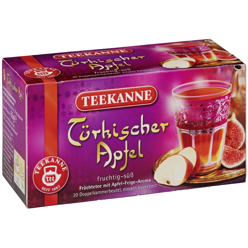 Teekanne Turkish Apple Tea - 20 tea bags- Made in Germany FREE US SHIPPING