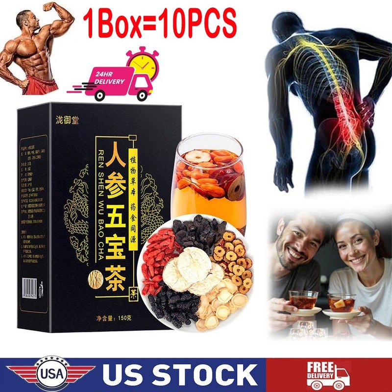 Kidney Tea Formula Ginseng Six Treasure Tea, Kidney Tea Chinese Herbal Tea 2025