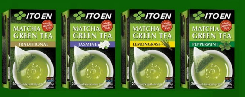 Ito En Four (4) Boxes Variety Matcha Green Tea Combo 20 Tea bag each Box