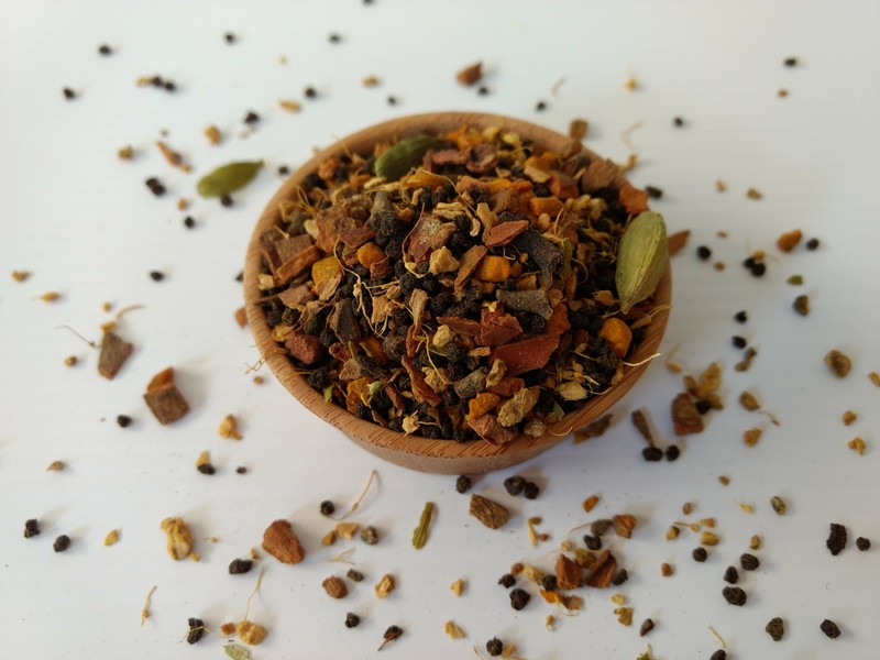 Chai, Black Turmeric Tea Blend 8oz Half Pound Atlantic Spice