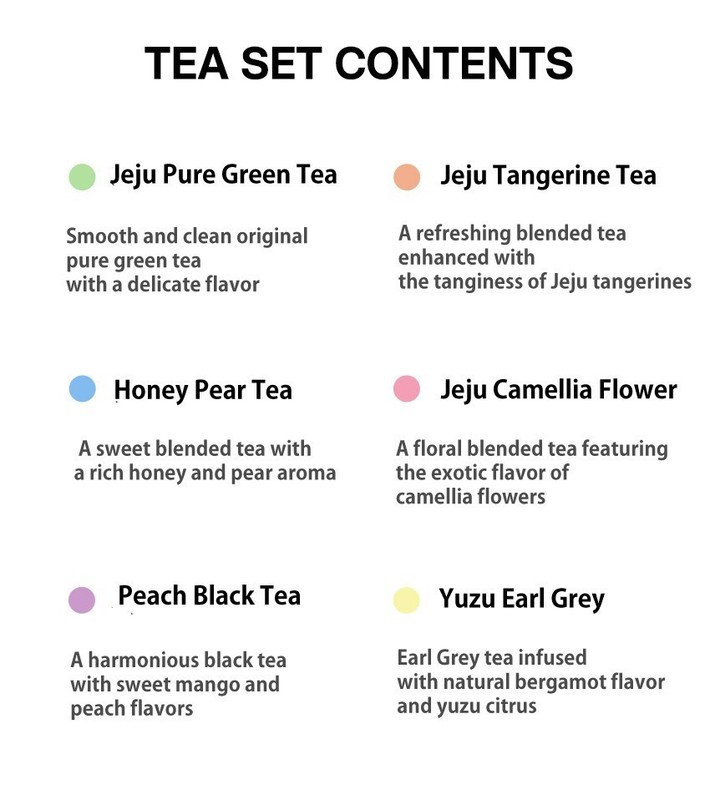 OSULLOC Premium Tea Variation Gift Set - 6 Flavors Tea Collection (30 Teabags) gallery