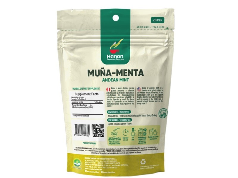 Hanan Peruvian Secrets Andean Mountains Mint Leaves (Te de MUÑA) gallery