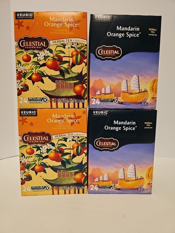Celestial Seasonings Mandarin Orange Spice Tea K-Cup Pod, 96 Ct see description