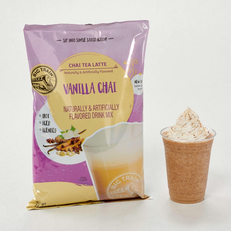Big Train Vanilla Chai Tea Latte Beverage Mix, 3.5 Pound (Pack of 1) gallery