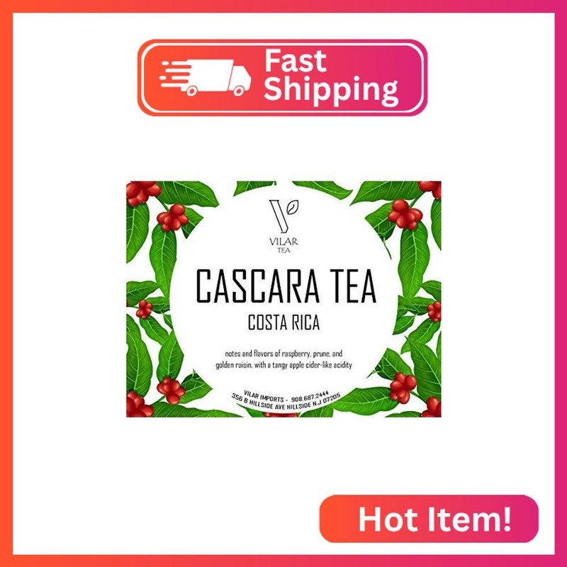 Single Origin Costa Rican Cascara Tea – Superfruit Dried Coffee Fruit – SuperFoo