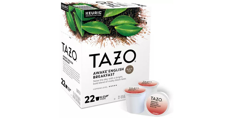 Tazo Awake English Breakfast Tea K-Cup Pods – 22/44 Count