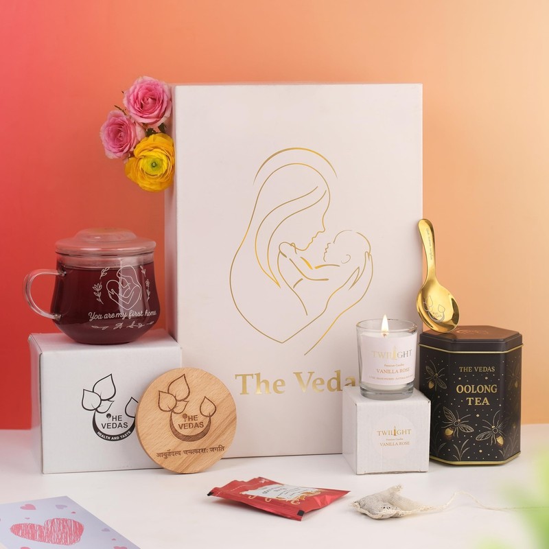 Gift For MOM tea gift set | 22 items tea collection | 8 Different Flavours te…