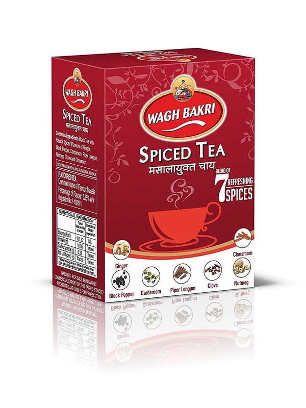 Wagh Bakri Spiced Masala Chai Black tea Indian Breakfast Spices CTC Blend- 8.5OZ
