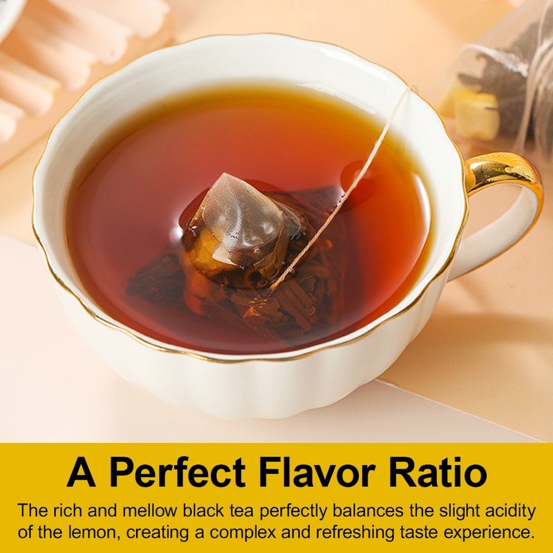Lemon And Black Teaby Tea Refreshing Cleansing Replenishes Vitamin C 90 G gallery
