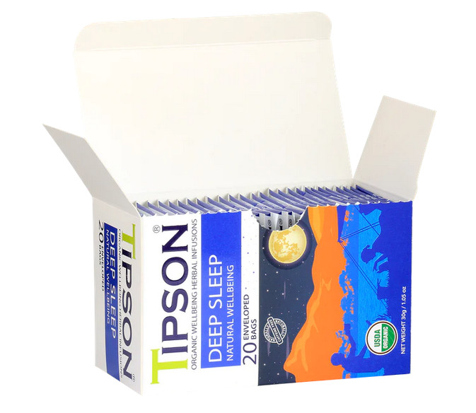 Tipson Deep Sleep - Natural Wellbeing 20 Ceylon Tea Bags - 30g gallery