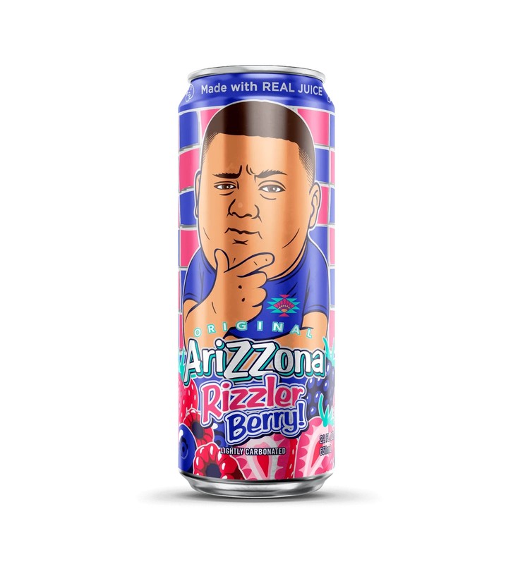 12 Pack AriZona Rizzler Berry Sparkling Juice Cocktail – 22 oz Big Cans