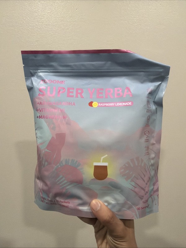 Super Yerba Instant Mate Tea Powder Pure Natural Tea No Additives 30 packets
