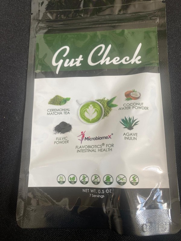 Gut Check Matcha Probiotic Hydration Tea .5 oz | 7 Servings