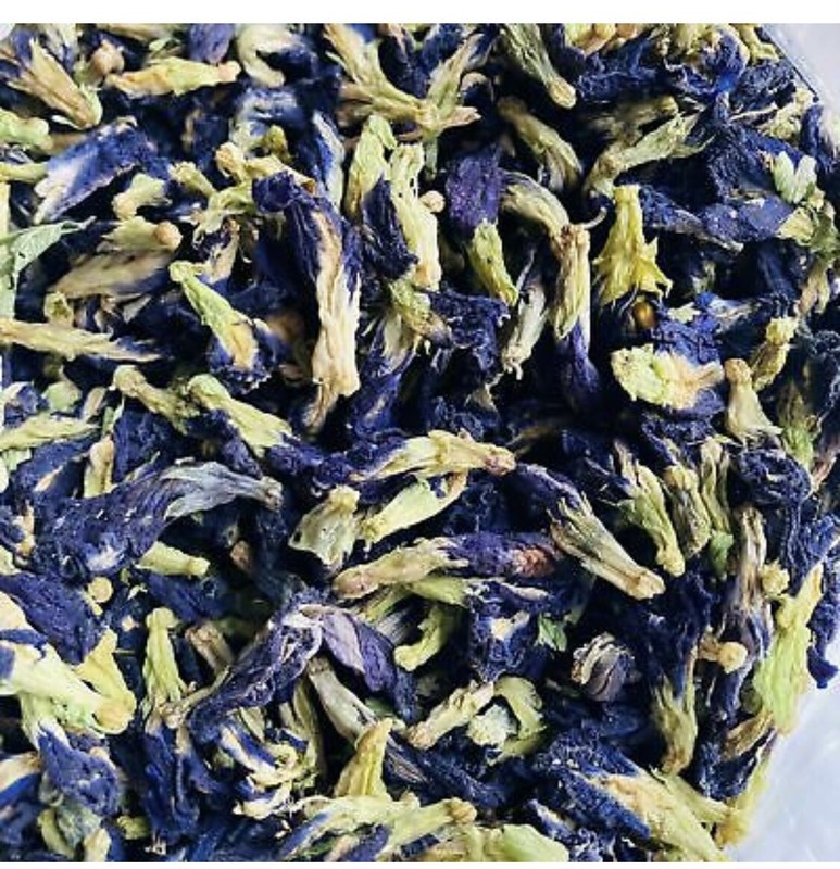 Butterfly Pea Flower Tea 100g – Ideal for 500 cups or more, Premium Dried Flower