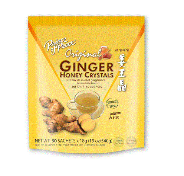 Prince of Peace Instant Ginger Honey Crystals (30ct)