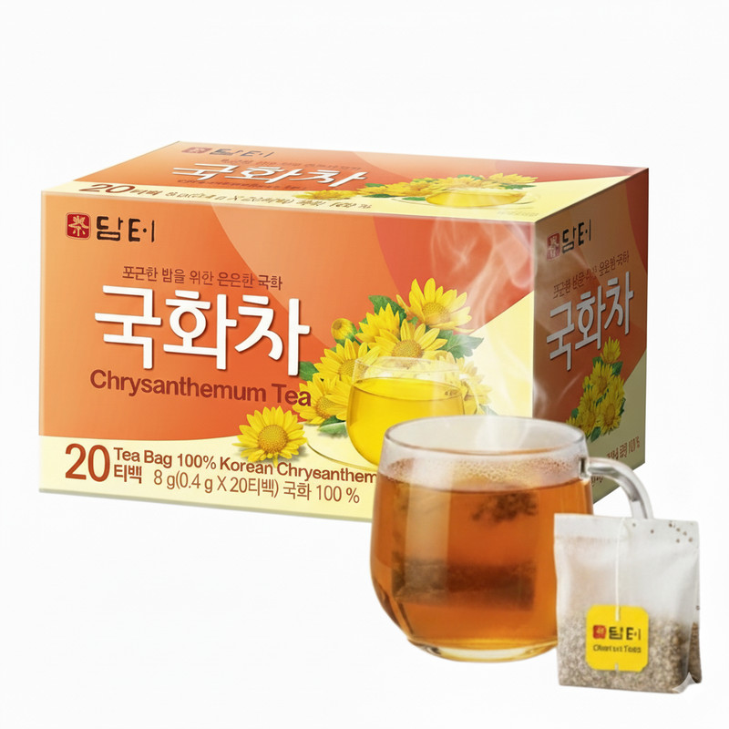 Damtuh Korean Chrysanthemum Tea 담터 국화차 – Soothing Korean Herbal Flower Tea