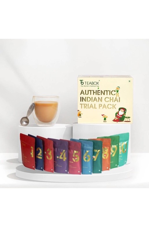 Limited Edition Advent Chai Pack | 10 Authentic Blends for 12 Days gallery
