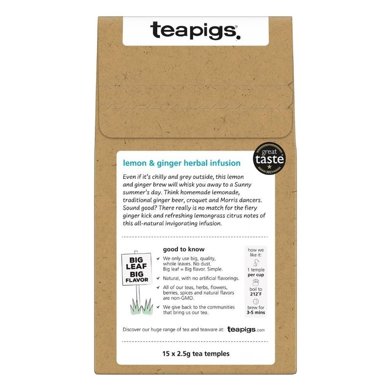 Tea Lemon And Ginger, 15 Count gallery