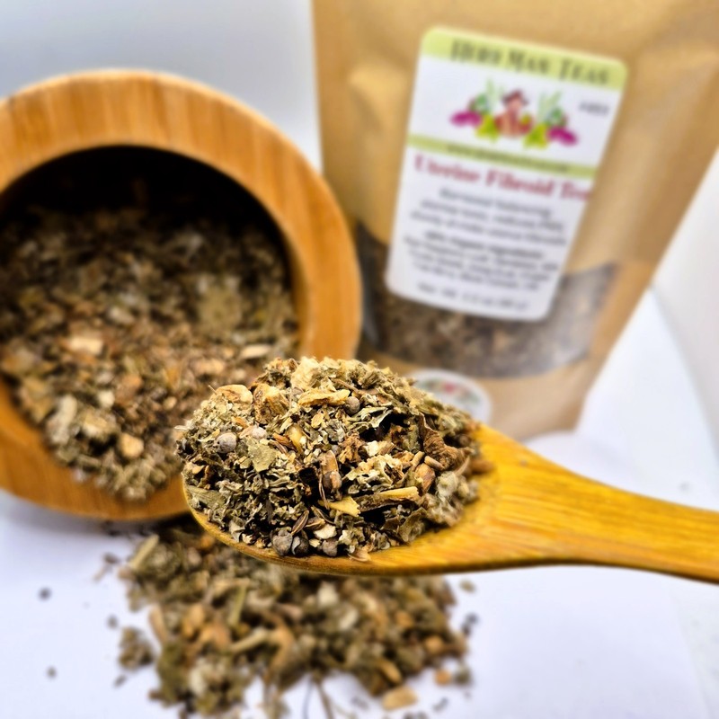 FIBROID TEA - reduces Fibroids & helps balance hormones by master herbalist 4oz gallery