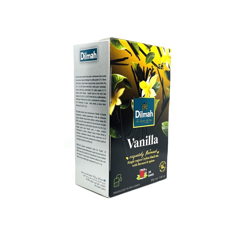 Dilmah - Fun Flavored Tea - Vanila - Ceylon Tea - 20 Tea Bags gallery