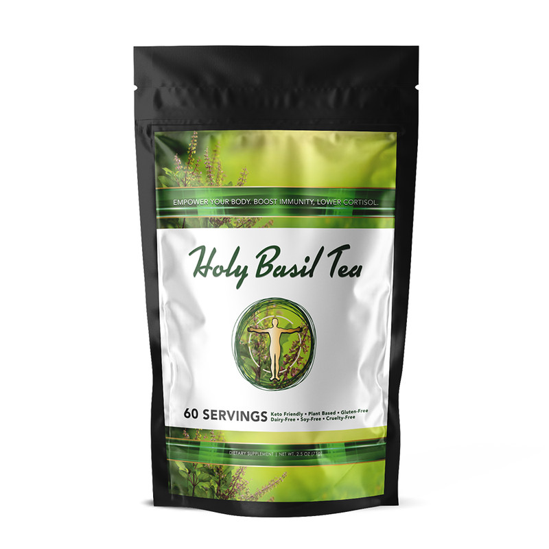 Organic Holy Basil Trimming Tea – For Detoxing, Metabolism, Stress, Adaptogenic