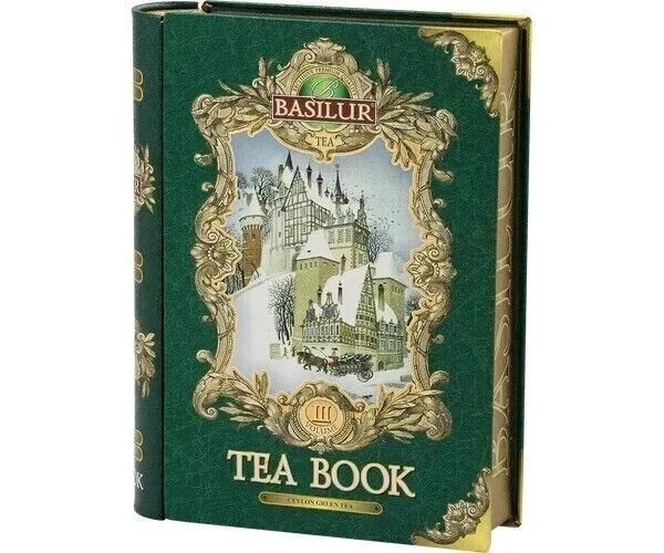 Basilur Tea Book Volume III(Green) 100g Free Shipping World Wide