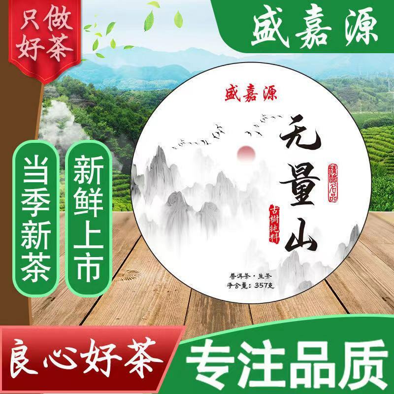 Pu-Erh,盛嘉源,無量山(古樹純料) 茶區,2019y,357g gallery