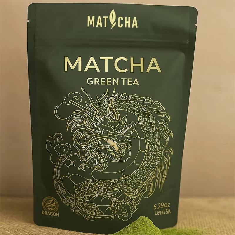 Dragon Matcha Green Tea Powder Organically Grown Japanese Grade 5A