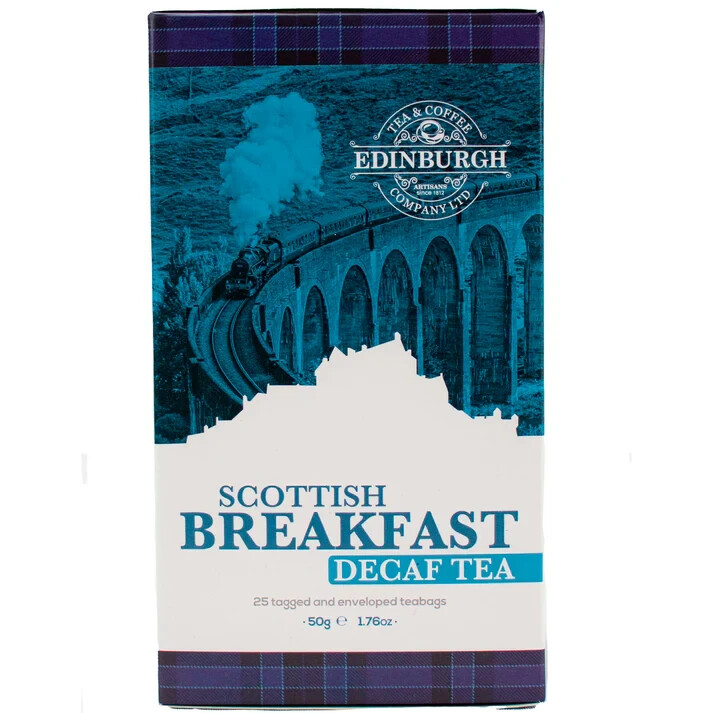 Edinburgh Tea and CoffeeDecaffeinated Breakfast Tea 25 Tea Bags