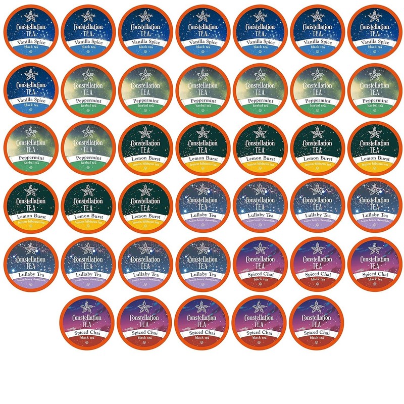 Assorted Variety Pack Sampler Tea Pods Compatible with K Cup Brewers Includin... gallery