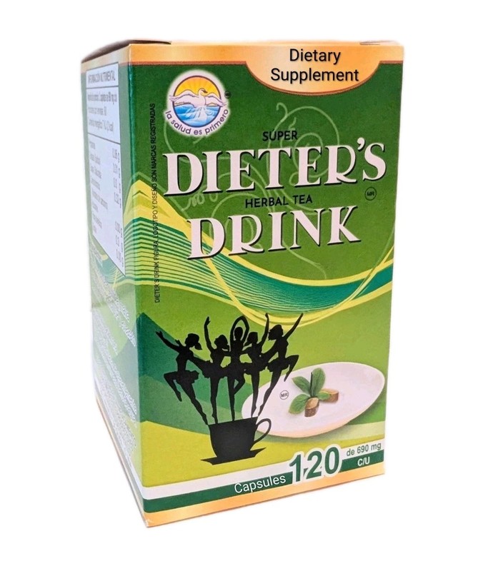 Super Dieter's Herbal Tea Drink 120Caps Supplement