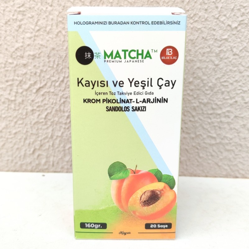 Matcha Apricot & Green Tea Detox Antioxidant Burner All Natural 20 Sachets gallery