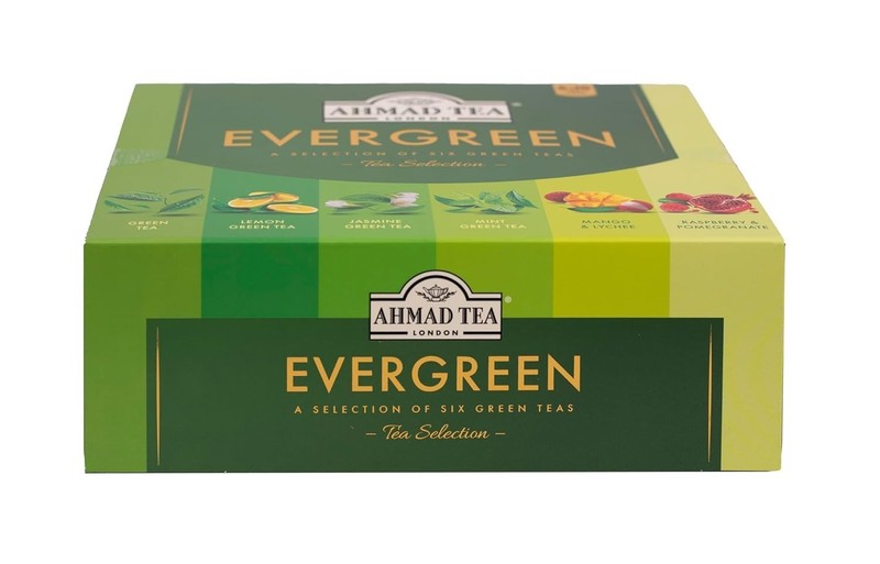 Delicious 60-Count Evergreen Selection Green Teabags - Caffeinated & Sugar-Free gallery