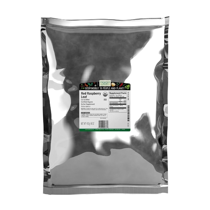 Natural Organic Red Raspberry Leaf - Loose Leaf Herbal Tea - 16 Oz Caffeine-Free gallery