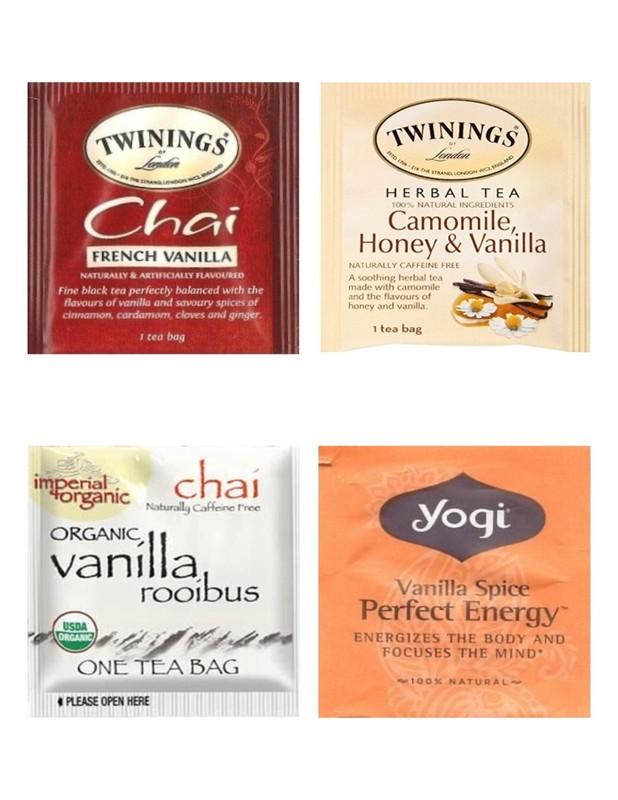 Vanilla Tea Bag Sampler Variety Pack - 24 Single-Serve Varieties - 18 Brands gallery