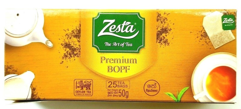 Zesta Pure Ceylon Tea | BOPF | 25 Tea Bags