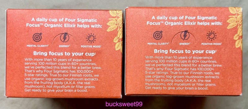 FOUR SIGMATIC FOCUS Organic Elixir - 20 Packets each BOX - EXP 1/28 - 2 BOXES gallery