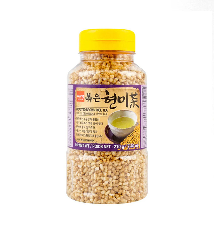 Wang Korean Roasted Brown Rice Tea 왕 볶은 현미차 210g Caffeine-Free Drink Beverage